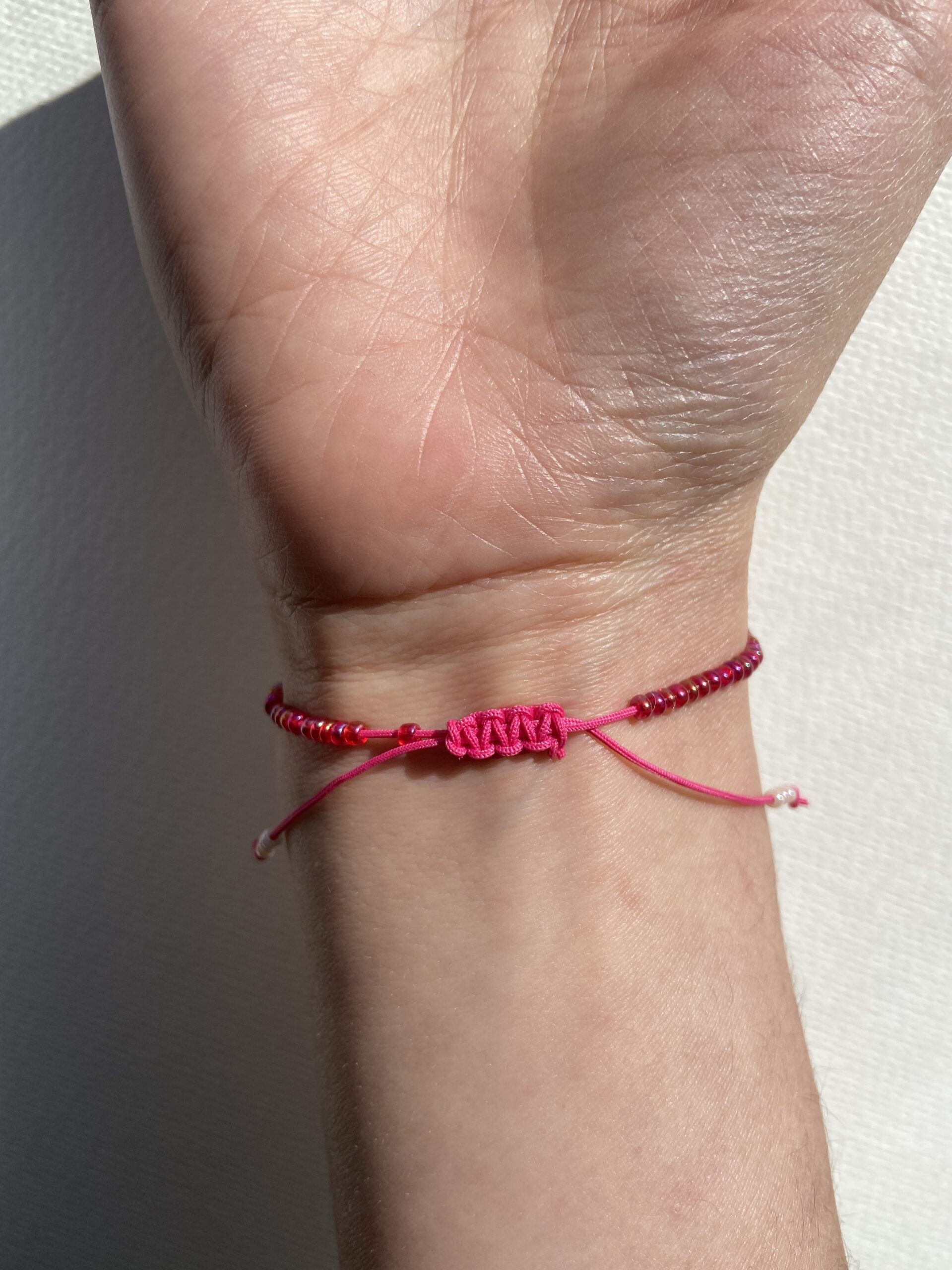 Ruby Red Bikini — Mother of Pearl Bracelet - Image 3