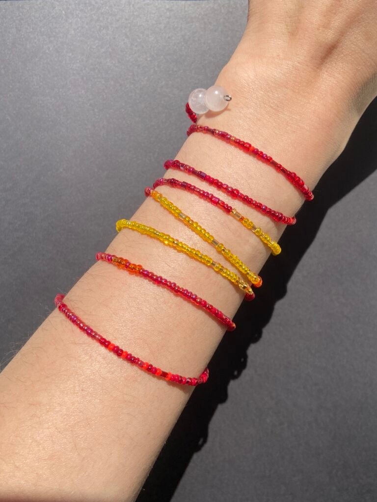 Solar Flare + Quartz Wrap Bracelet
